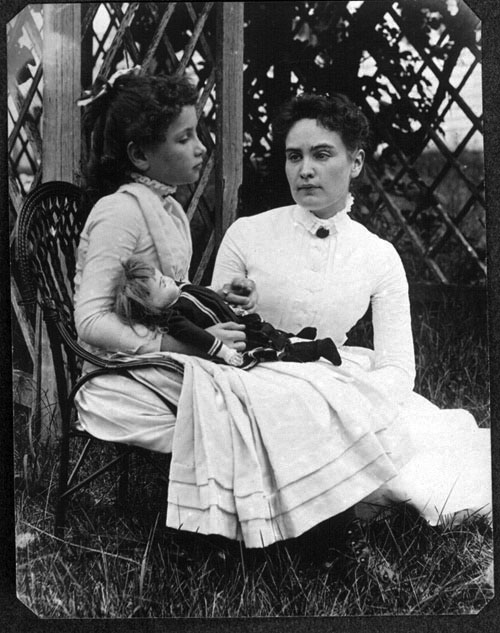 Helen Keller et Annie Sullivan, 1888
